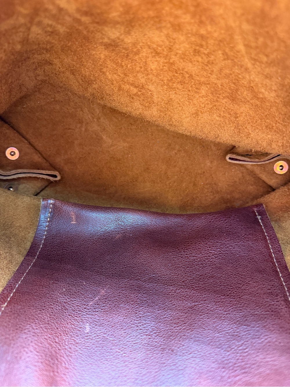 KMM & Co DARK TAN BULLDOG MINI TRAVEL TOTE - Picture 6 of 7